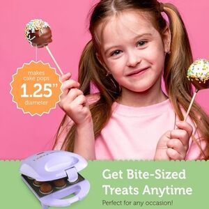 NIB Babycakes 9 Mini Cake Pop Maker by Select Brands